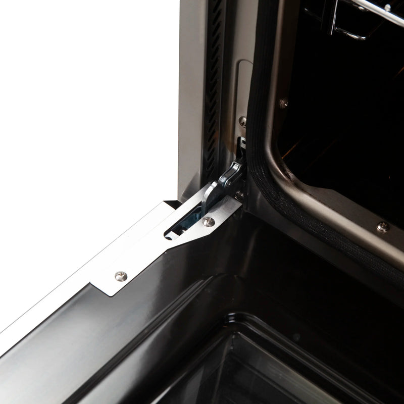 Forno 4-Piece Appliance Package - 36-Inch Gas Range, Wall Mount Range Hood, 60-Inch Built-In Convertible Refrigerator, and Dishwasher in Stainless Steel