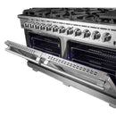 Forno 2-Piece Appliance Package - 60-Inch Gas Range and Wall Mount Range Hood in Stainless Steel