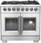 Forno Capriasca 36-Inch Freestanding Dual Fuel Range in Stainless Steel (FFSGS6387-36)