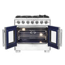 Forno Capriasca 36-Inch Freestanding All Gas Range in Stainless Steel (FFSGS6460-36)