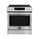 Forno Espresso 3-Piece Appliance Package - 30-Inch Induction Range, Refrigerator and Dishwasher in Stainless Steel