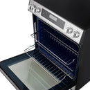 Forno 5-Piece Appliance Package - 30-Inch Induction Range, Under Cabinet Range Hood, Refrigerator, Dishwasher, and  Microwave Drawer in Stainless Steel