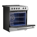 Forno 2-Piece Appliance Package - 30-Inch Induction Range and 30-Inch French Door Refrigerator in Stainless Steel (FBDL-014-05CAUS)