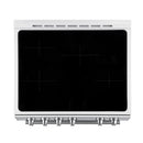 Forno 2-Piece Appliance Package - 30-Inch Slide-In Induction Range and 36-Inch French Door Refrigerator in White with Stainless Steel Handle (FBDL-014-08CAUS)