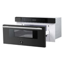 Forno 5-Piece Appliance Package - 30-Inch Electric Range, Under Cabinet Range Hood, French Door Refrigerator, Dishwasher, and 30-Inch Microwave Drawer in Stainless Steel