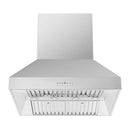Forno Coppito 36-Inch Island Range Hood in Stainless Steel with 1200 CFM Motor (FRHIS5129-36)