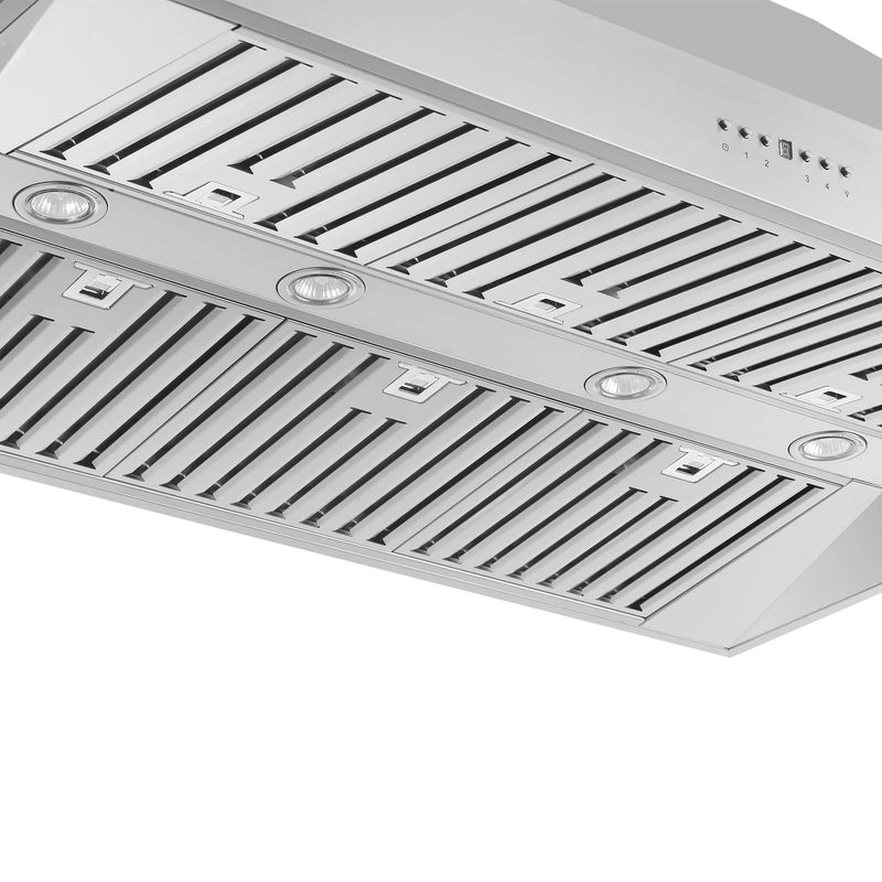 Forno Coppito 48-Inch Island Range Hood in Stainless Steel with 1200 CFM Motor (FRHIS5129-48)