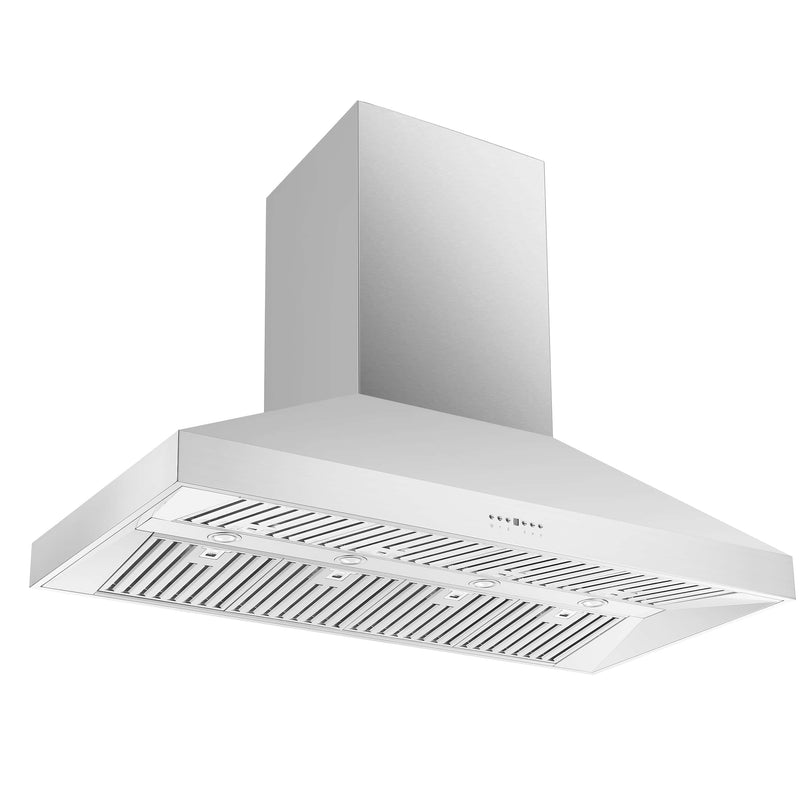 Forno Coppito 60-Inch Island Range Hood in Stainless Steel with 1200 CFM Motor (FRHIS5129-60)