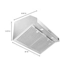 Forno 5-Piece Appliance Package - 30-Inch Induction Range, Under Cabinet Range Hood, Refrigerator, Dishwasher, and 30-Inch Microwave Oven in Stainless Steel