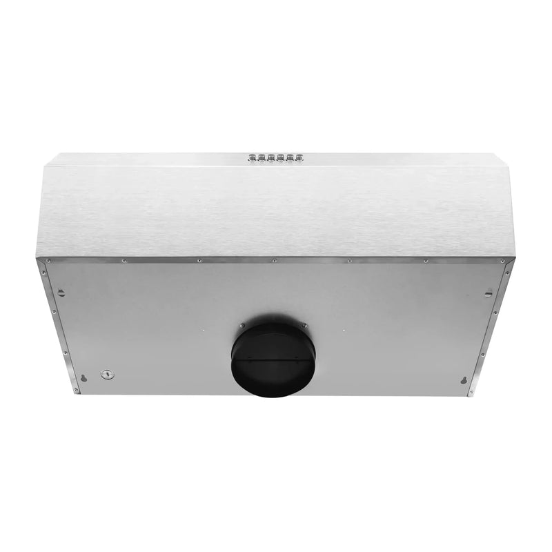 Forno 5-Piece Appliance Package - 30-Inch Gas Range, Under Cabinet Range Hood, Refrigerator wth Water Dispenser, Dishwasher, and 30-Inch Microwave Drawer in Stainless Steel