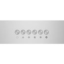 Forno 3-Piece Appliance Package - 30-Inch Gas Range, Under Cabinet Range Hood, & Side-by-Side Refrigerator in Stainless Steel