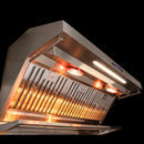 Forno 48-Inch 1200 CFM Wall Mount Range Hood with Baffle Filter and Back Splash in Stainless Steel (FRHWM5029-48)