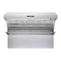 Forno Savona 60-Inch 1200 CFM Wall Mount Range Hood with Hybrid Filters and Back Splash in Stainless Steel (FRHWM5029-60HB)