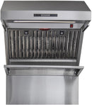 Forno 30-Inch 600 CFM Wall Mount Range Hood with Baffle Filter and Red Light Warmer in Stainless Steel  (FRHWM5029-30)
