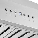 Forno 5-Piece Appliance Package - 30-Inch Gas Range with Air Fryer, Refrigerator with Water Dispenser, Wall Mount Hood, Microwave Drawer, & 3-Rack Dishwasher in Stainless Steel