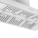 Forno 4-Piece Pro Appliance Package - 48-Inch Dual Fuel Range, Refrigerator, Wall Mount Hood, & 3-Rack Dishwasher in Stainless Steel