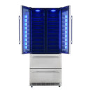 Forno Campania 32-Inch 17.7 cu.ft. Wine Cooler in Stainless Steel (FWCDR6635-32S)
