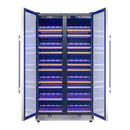Forno Vernazza 40-Inch 25.07 Cu.Ft. Side-by-Side, Dual Zone Wine Cooler (FWCDR6642-40S)