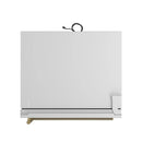 Forno 2-Piece Appliance Package - 30-Inch Espresso Electric Range & 31-Inch Refrigerator/Bottom Freezer in White with Antique Brass Handle