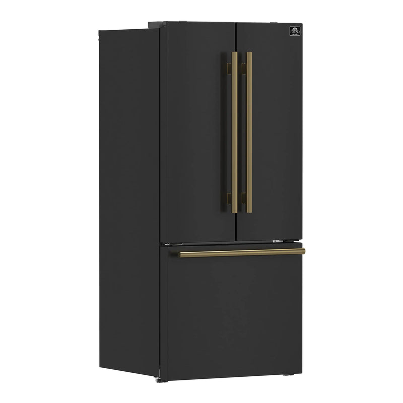 Forno Espresso Gallipoli 30-inch 17.5 cu. ft. French Door Refrigerator
