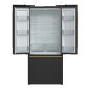 Forno 2-Piece Appliance Package - 30-Inch Induction Range and 30-Inch French Door Refrigerator in Black with Antique Brass Handle (FBDL-015-15CAUS)