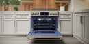 Gordon Ramsay by Thor Kitchen 3-Piece Appliance Package - 48-Inch Gas Range with Double Oven, 36-Inch Refrigerator, and Dishwasher in Stainless Steel with Rose Gold Trim