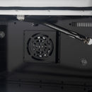 Forno 5-Piece Appliance Package - 36-Inch Gas Range, Wall Mount Range Hood, 60-Inch Refrigerator, Dishwasher, and 30-Inch Microwave Drawer in White with Antique Brass Handle