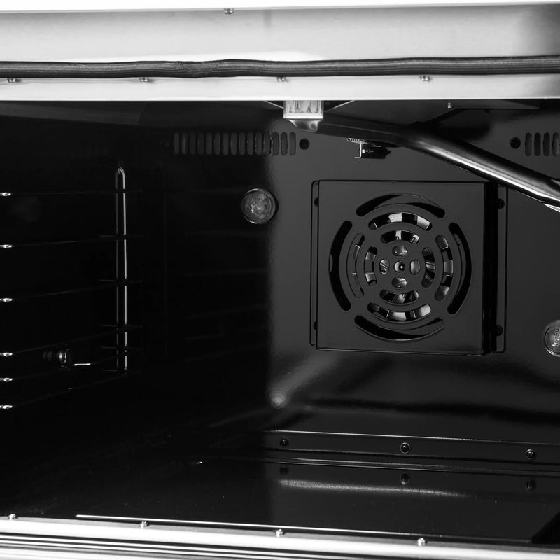Forno Galiano 48-Inch Gas Range with 8 Burners and  6.58 Cu.Ft. Double Convection Oven in White with Antique Brass Trim (FFSGS6244-48WHT)