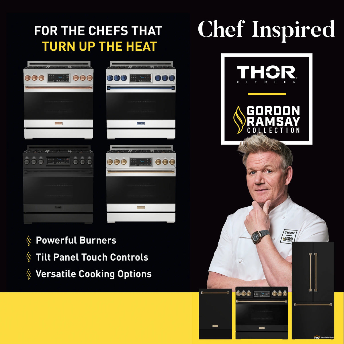 Gordon Ramsay by Thor Kitchen 36-Inch 20.3 cu ft French Door Counter D