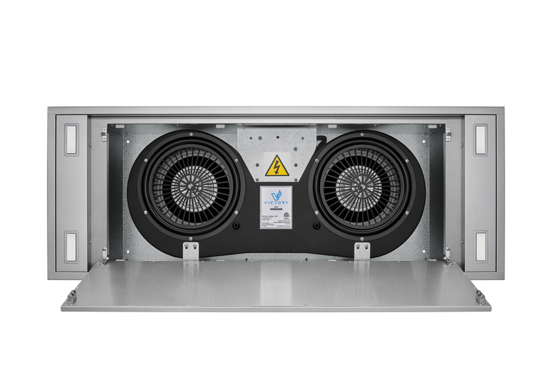 Victory Horizon 36-Inch 900 CFM Powerful Flush Ceiling Range Hood in Stainless Steel (HORIZON)
