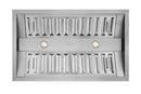 Hauslane 34-Inch 500 CFM Convertible Built-In Insert Range Hood in Stainless Steel, 21-Inch Deep (IN-R300SS-34)