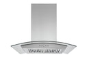 Hauslane 30-Inch 600 Convertible Island Range Hood in Stainless Steel (IS-200SS-30)