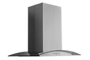 Hauslane 30-Inch 600 Convertible Island Range Hood in Stainless Steel (IS-200SS-30)