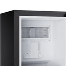 Forno Cristallo 15-Inch 66 lb/Day Freestanding/Undercounter Nugget Ice Maker in Black with Antique Brass Handle (FIMBI7307-15BLK)