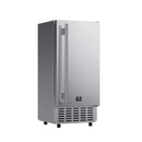 Forno Cristallo 15-Inch 66 lb/Day Freestanding/Undercounter Nugget Ice Maker in Stainless Steel (FIMBI7307-15S)