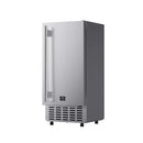 Forno Cristallo 15-Inch 66 lb/Day Freestanding/Undercounter Nugget Ice Maker in Stainless Steel (FIMBI7307-15S)
