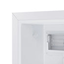 Forno Cristallo 15-Inch 66 lb/Day Freestanding/Undercounter Nugget Ice Maker in White with Antique Brass Handle (FIMBI7307-15WHT)
