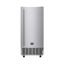 Forno Cristallo 15-Inch 79 lb/Day Freestanding/Undercounter Cubed Ice Maker in Stainless Steel (FIMBI7313-15S)