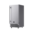 Forno Cristallo 15-Inch 79 lb/Day Freestanding/Undercounter Cubed Ice Maker in Stainless Steel (FIMBI7313-15S)