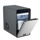 Forno Sferico 11-Inch Ice Maker in Silver with 32 Clear 2-Inch Slow-Melting Spheres Daily, Stores More Than 10 Balls (FIMFS7352-11S)