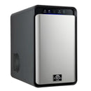 Forno Sferico 11-Inch Ice Maker in Silver with 32 Clear 2-Inch Slow-Melting Spheres Daily, Stores More Than 10 Balls (FIMFS7352-11S)