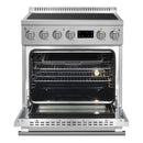 Forno Torino 30-Inch Induction Range with True Convection and Air Fry in Stainless Steel (FFSIN0936-30)