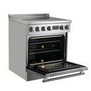 Forno Torino 30-Inch Induction Range with True Convection and Air Fry in Stainless Steel (FFSIN0936-30)