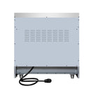 FORNO Torino 36-Inch Induction Range with 5.36 Cu. Ft. True Convection Oven, 10900W Cooktop, Air Fry, Air Sous Vide, Smudge Resistant in White with Antique Brass Trim (FFSIN0936-36WHT)