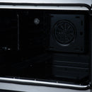 FORNO Torino 30-Inch 4.32 Cu. Ft. French Door Induction Range with True Convection, Air Fry and Sous Vide in Black 240V (FFSIN0950-30BLK)