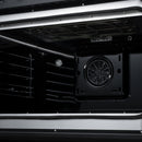 FORNO Torino 36-Inch 5.36 Cu. Ft. French Door Induction Range with True Convection, Air Fry and Sous Vide in Black 240V (FFSIN0950-36BLK)