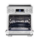 Forno Maximus 30-Inch Induction Range with Air Fryer in Stainless Steel (FFSIN0968-30)