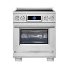 Forno Maximus 30-Inch Induction Range with Air Fryer in Stainless Steel (FFSIN0968-30)
