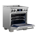 Forno Maximus 30-Inch Induction Range with Air Fryer in Stainless Steel (FFSIN0968-30)