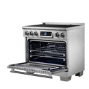 Forno Maximus 36-Inch Induction Range with Air Fryer in Stainless Steel (FFSIN0968-36)